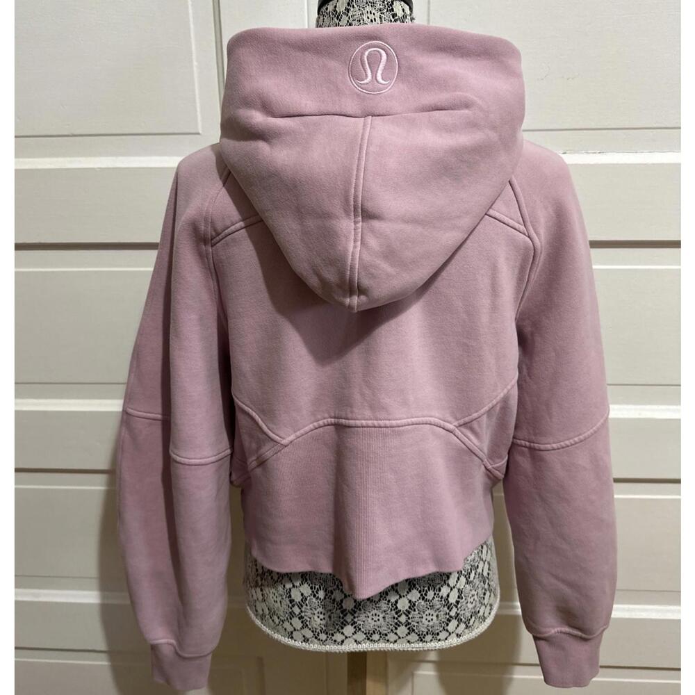 SOLD LULULEMON Scuba Oversized Half-Zip Hoodie Size XS/S Pink $138 - Picture 3 of 5